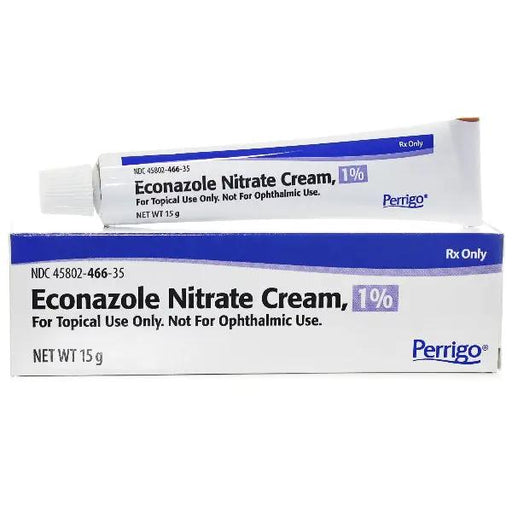 Econazole Nitrate Fungal Relief Cream 1% by Padagis 15 gram Tube 30 gram Tube 85 gram Tube