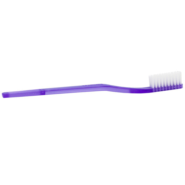 Toothbrush Soft Rounded Economy Toothbrush with Soft Rounded Bristles, Adult Size ...
