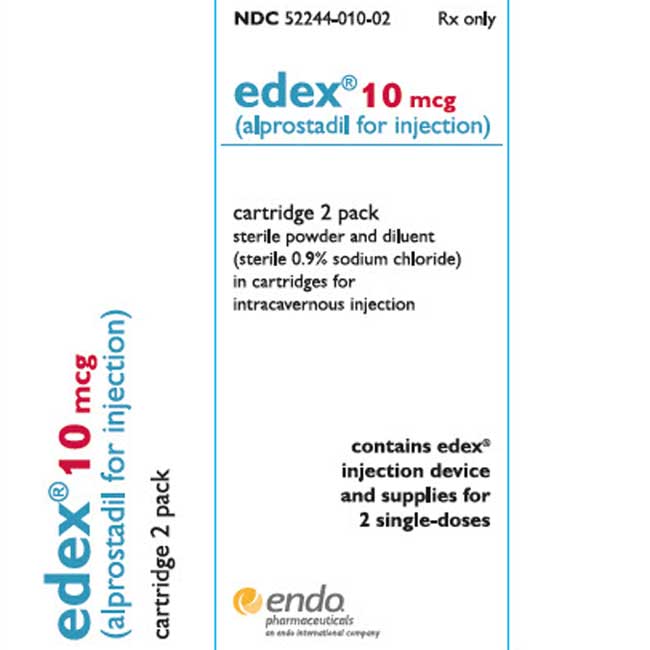 Edex 10 Alprostadil for injection Kit by Endo Laboratories ...