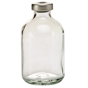 Empty Glass Vial Sterile 100mL Clear, Single Vial for medicine storage, lab safety, and healthcare use.