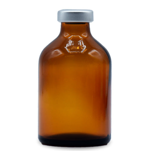 Empty Sterile Vial Amber Color 30 ml Size