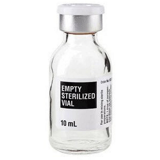 Empty Sterilized Glass Vial 10 mL, 25/pack Default Title