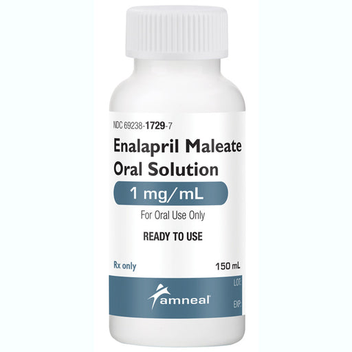 Enalapril Maleate Oral Solution 1 mg per mL Raspberry Flavor