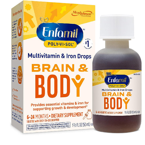 Enfamil Enfamil Baby Vitamins Enfamil Poly-Vi-Sol 8 Multi-Vitamins with Dropper | Buy at Mountainside Medical Equipment 1-888-687-4334