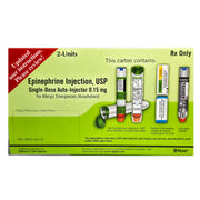 Epinephrine Jr Pediatric Pen 0.15 mg for emergency allergy relief in children, effective in treating anaphylaxis symptoms.