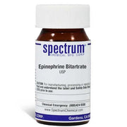 Epinephrine Bitartrate USP Powder for Compounding (API), high-quality pharmaceutical ingredient for precise drug formulations and emergency treatments.
