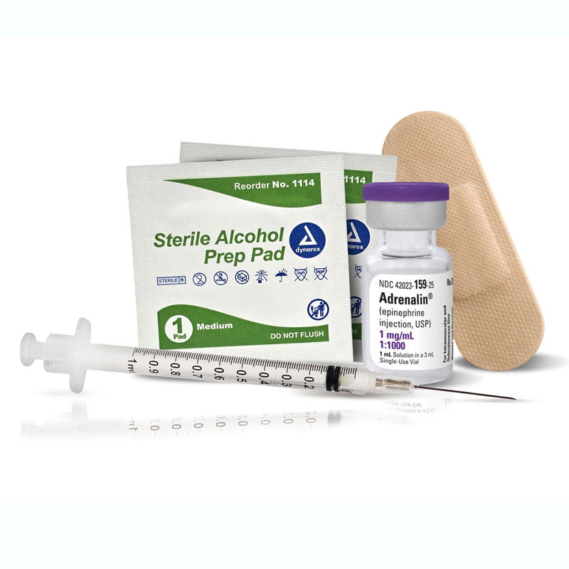 Epi Kit Box Epinephrine Convenience Kit with Syringe — Mountainside Medical