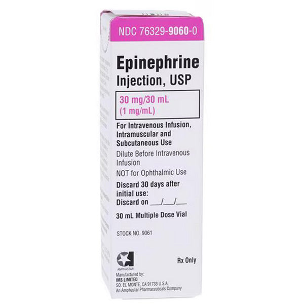 Epiau Injection Epinephrine Injection 1 mg/mL Multiple-Dose Vial 30 mL — Mountainside ...