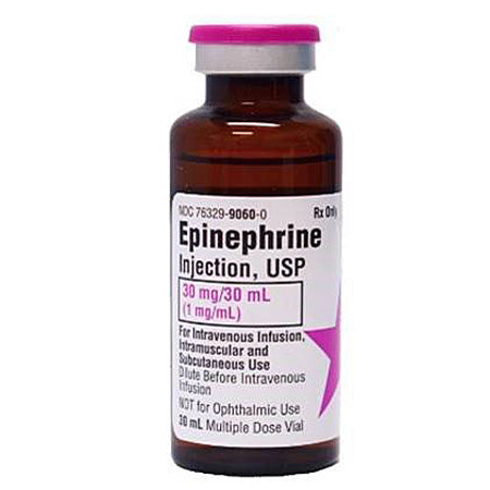 Epinephrine Injection 1 mg/mL Multiple-Dose Vial 30 mL — Mountainside ...
