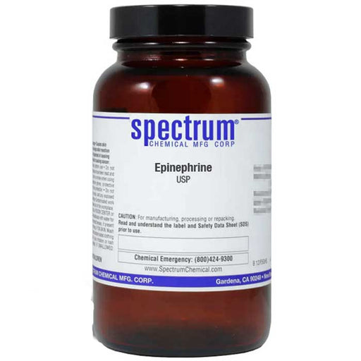 Epinephrine USP Powder for Compounding, high-quality pharmaceutical grade ingredient for precise medication formulation and therapies.