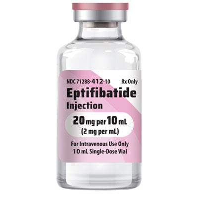 Eptifibatide Injection 20 mg Per 10 mL Single-Dose Vials