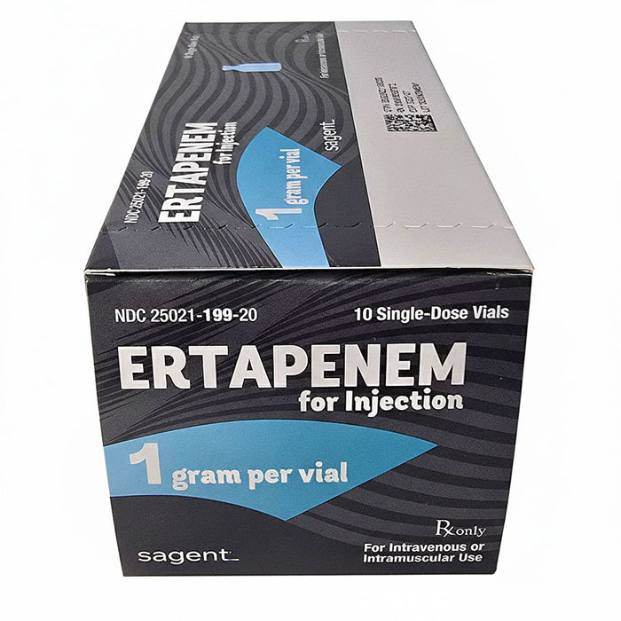 Ertapenem for Injection Long View of Box