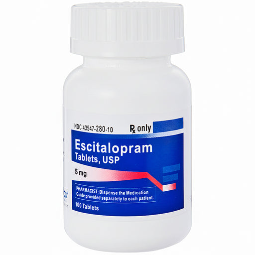Escitalopram Oxalate Tablets 5 mg by Solco, 100 Count