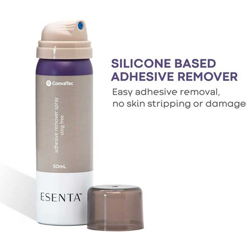 Esenta Sting Free Adhesive Remover Spray is Silicone Based