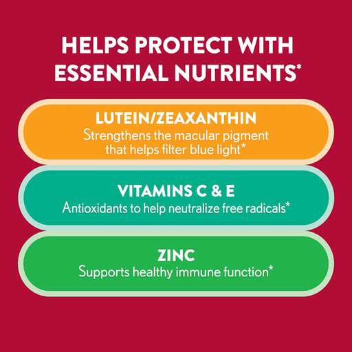 Essential Nutrients in Ocuvite Eye Health Gummiie