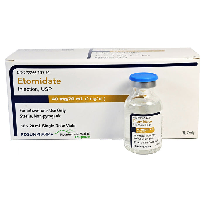 Etomidate Injection 2 mg Single-dose Vials 20 mL — Mountainside Medical