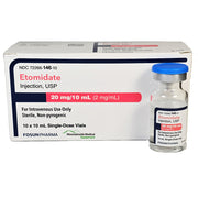 Etomidate for Injection 2 mg Single-dose Vials 10 mL by Fosun