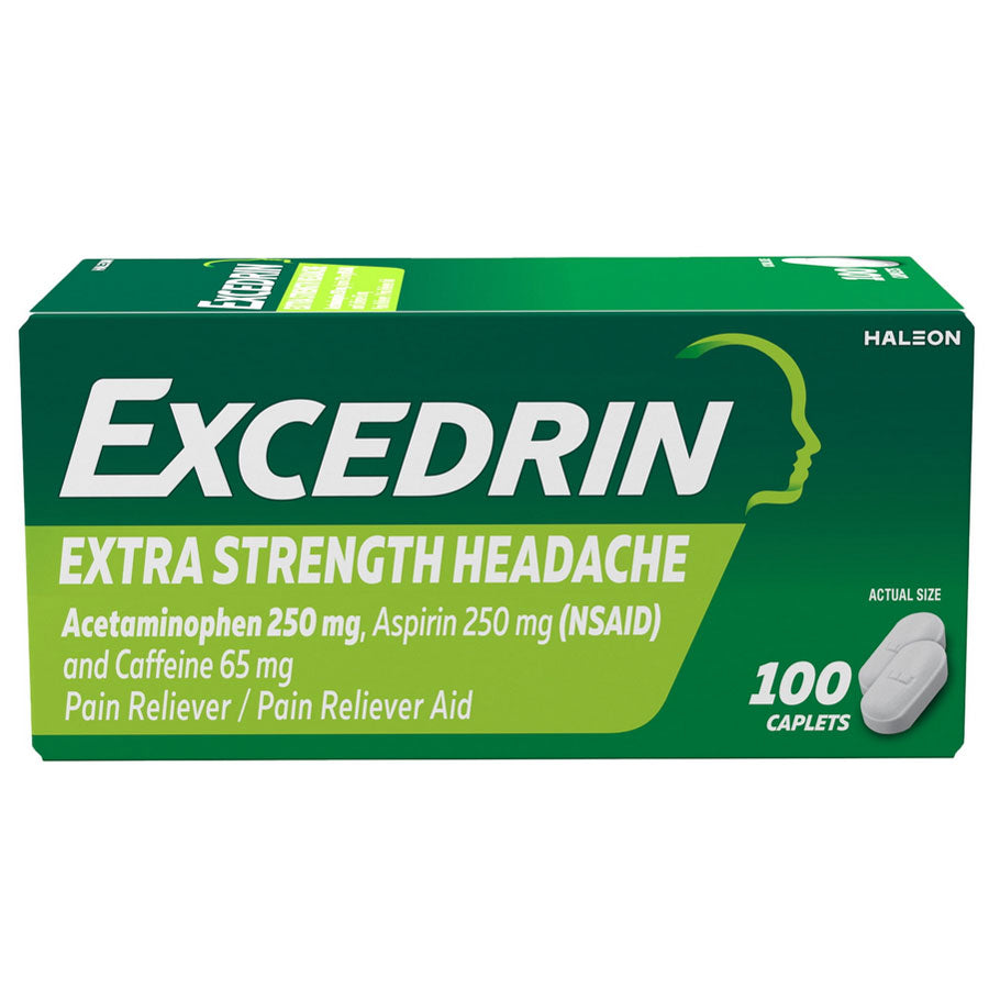 Excedrin Extra Strength Headache Relief Medicine 100 Count