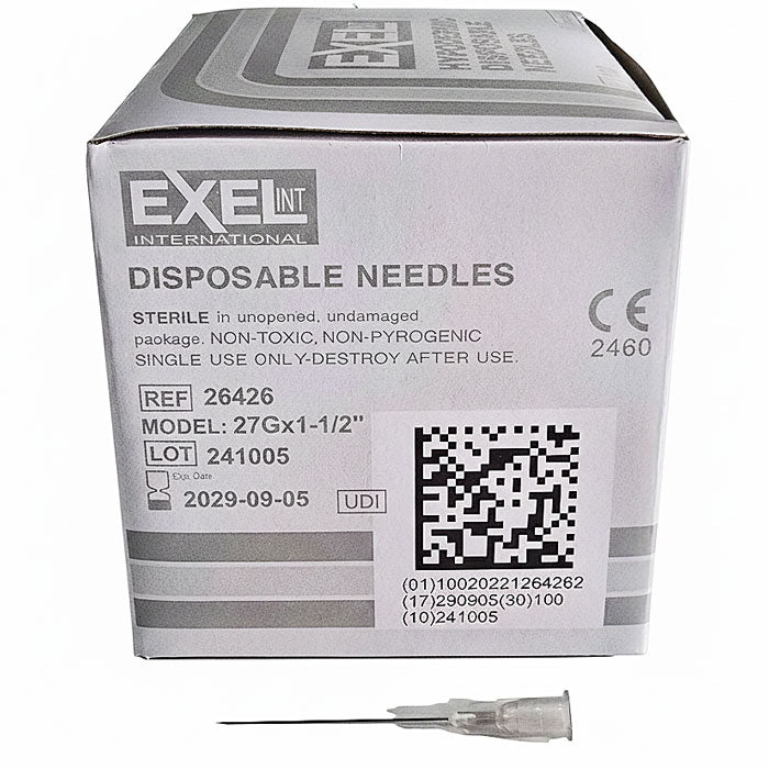 Exel 26426 27 gauge x 1 1/2 Needles