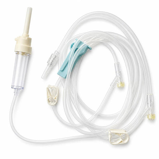 Exel IV Administration Set, 2 Y-Injection Sites, 2-Roller Clamps 105"