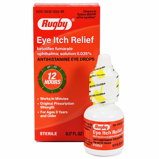Eye Itch Relief Antihistamine Eye Drops Ketotifen Ophthalmic Solution