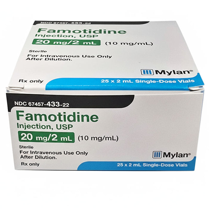 Famotidine Injection USP 20 mg Mylan 67457-0433-22