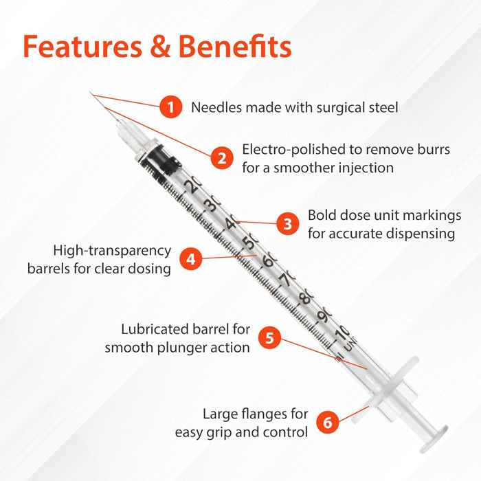 Features and Benefits of Easy Touch Insulin Syringes