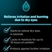 Features of Visine Dry Eye Relief All Day Comfort Lubricant Eye Drops 