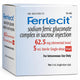 Ferrlecit Sodium Ferric Gluconate Sucrose Injection 62.5 mg Elemental Iron 5 mL x 10/Box (RX)