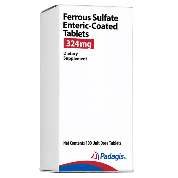 Ferrous Sulfate EC Tablets 324 mg - Iron Supplement — Mountainside Medical