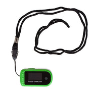 Digital Pulse Oximeter with LED Screen and Lanyard for easy oxygen and heart rate monitoring, vital health tool.