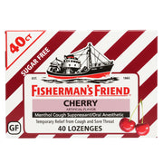 Fisherman's Friend Sugar Free Cough Lozenges. Cherry Flavor. 40 Per box.