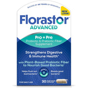Florastor Advanced Pro+Pre Daily Probiotic and Prebiotic Supplement 