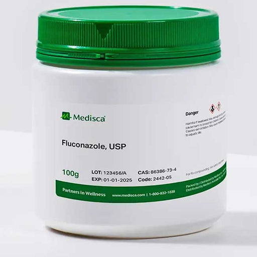 Fluconazole USP Powder For Compounding (API) for effective antifungal treatment, enhancing infection control and promoting skin health.