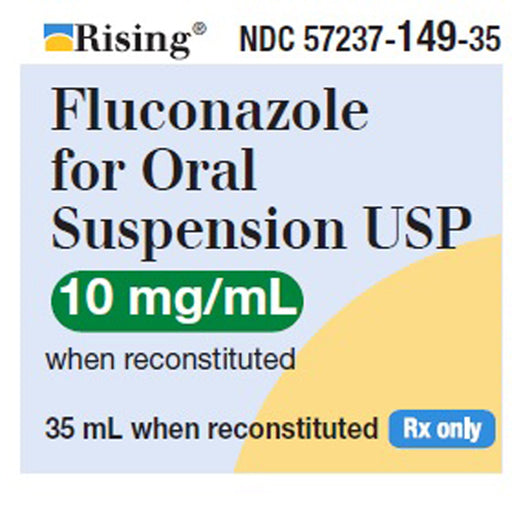 Fluconazole for Oral Suspension 10 mg bottle, used in treating fungal infections, supporting immune system health and recovery.