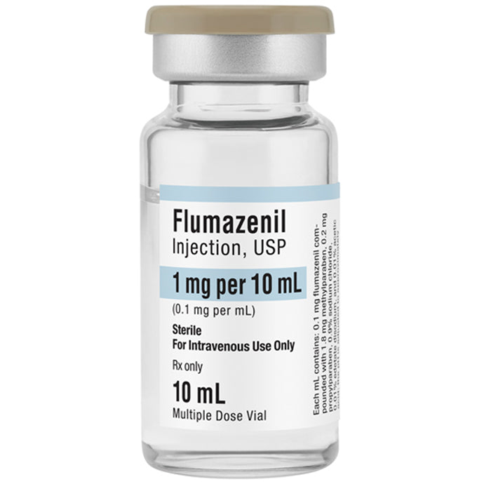 Overdose Reversal Drug | Flumazenil for Injection 10 mL Multiple Dose Vials 1.0 mg/mL. - Fresenius Kabi (Rx)