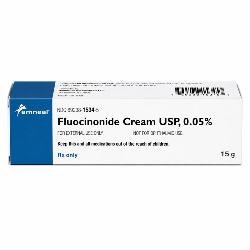 Fluocinonide Cream 0.05% is a high-potency topical corticosteroid prescribed to reduce swelling, itching, and redness caused by inflammatory skin conditions like eczema, dermatitis, and psoriasis.
