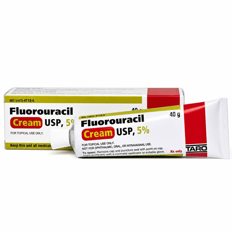 Fluorouracil Cream 5% by Taro Pharma.