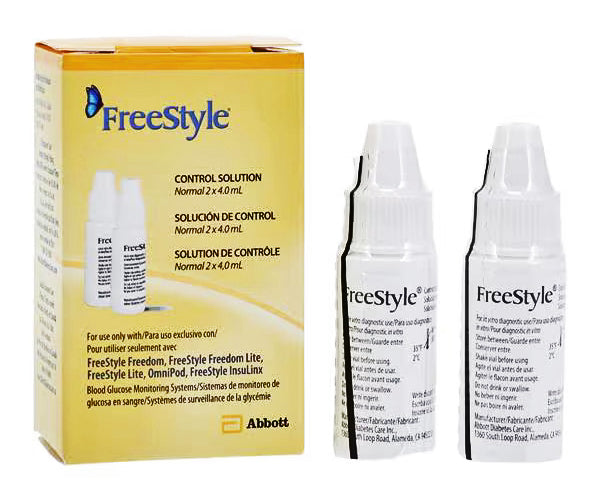 Freestyle Blood Glucose Control Solution - Abbott Diabetes 14002 ...