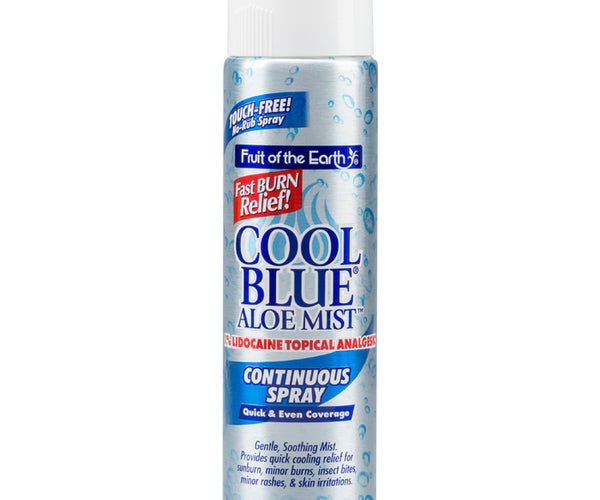 Fruit of the Earth Cool Blue Aloe Mist Continuous Spray 6 oz