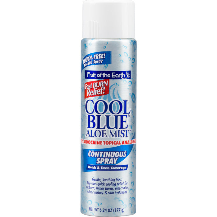 Fruit of the Earth Cool Blue Aloe Mist Continuous Spray 6 oz
