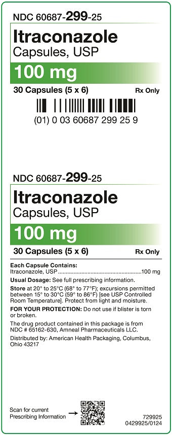 Itraconazole Capsules 100 mg (5 x 6) 30 Count by American Health Packaging (RX) Default Title