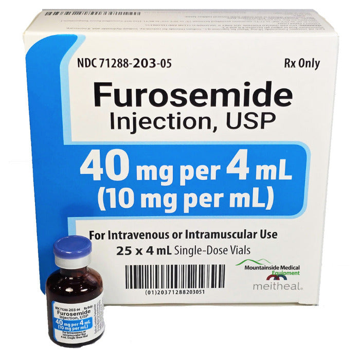 Furosemide Injection 40 mg Per 4 mL by Meitheal 4 mL — Mountainside ...