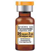 Buy Meitheal Pharmaceuticals Furosemide Injection 10mg Single-dose Vial 2 mL, 25/Tray - Meitheal Pharmaceuticals  online at Mountainside Medical Equipment