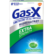 Buy Novartis Consumer Health Gas-X Extra Strength Softgels 125 mg Peppermint Flavor 20 Count  online at Mountainside Medical Equipment