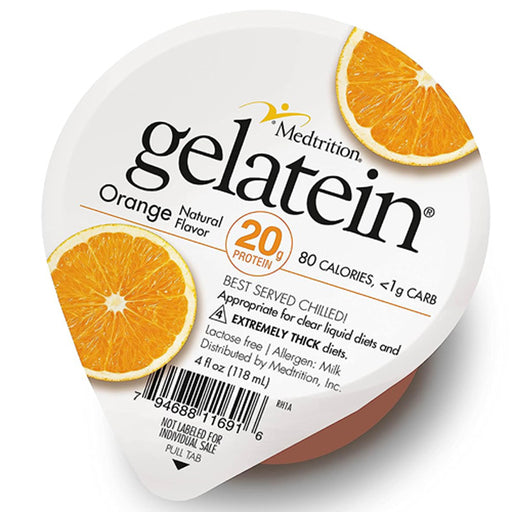Nutritional Products | Gelatein Protein Nutritional Oral Gelatin Orange Citrus Flavor 36/Case