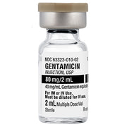 Buy Fresenius Kabi Gentamicin Sulfate for Injection Multiple Dose Vials 80 mg in 2mL Vials, 25/Tray  online at Mountainside Medical Equipment