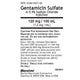 IV Bags, Gentamicin Sulfate in 0.9% Sodium Chloride IV Solution Bags Injection 120 mg in 100 mL VIAFLEX Plus Bags, 24/Case