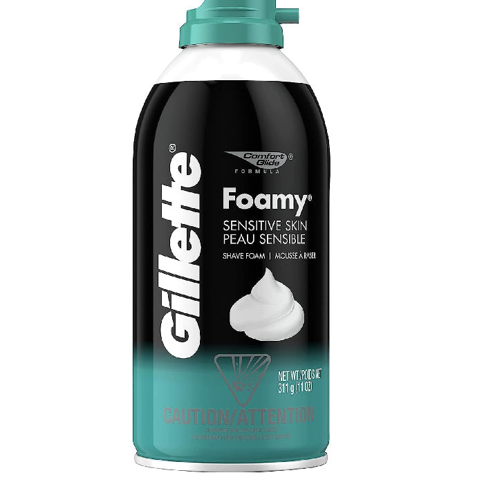 Gillette Foamy Sensitive Skin Shave Cream 11 oz — Mountainside Medical