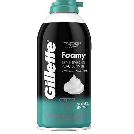 Buy Procter & Gamble Gillette Foamy Sensitive Skin Shave Cream 11 oz  online at Mountainside Medical Equipment